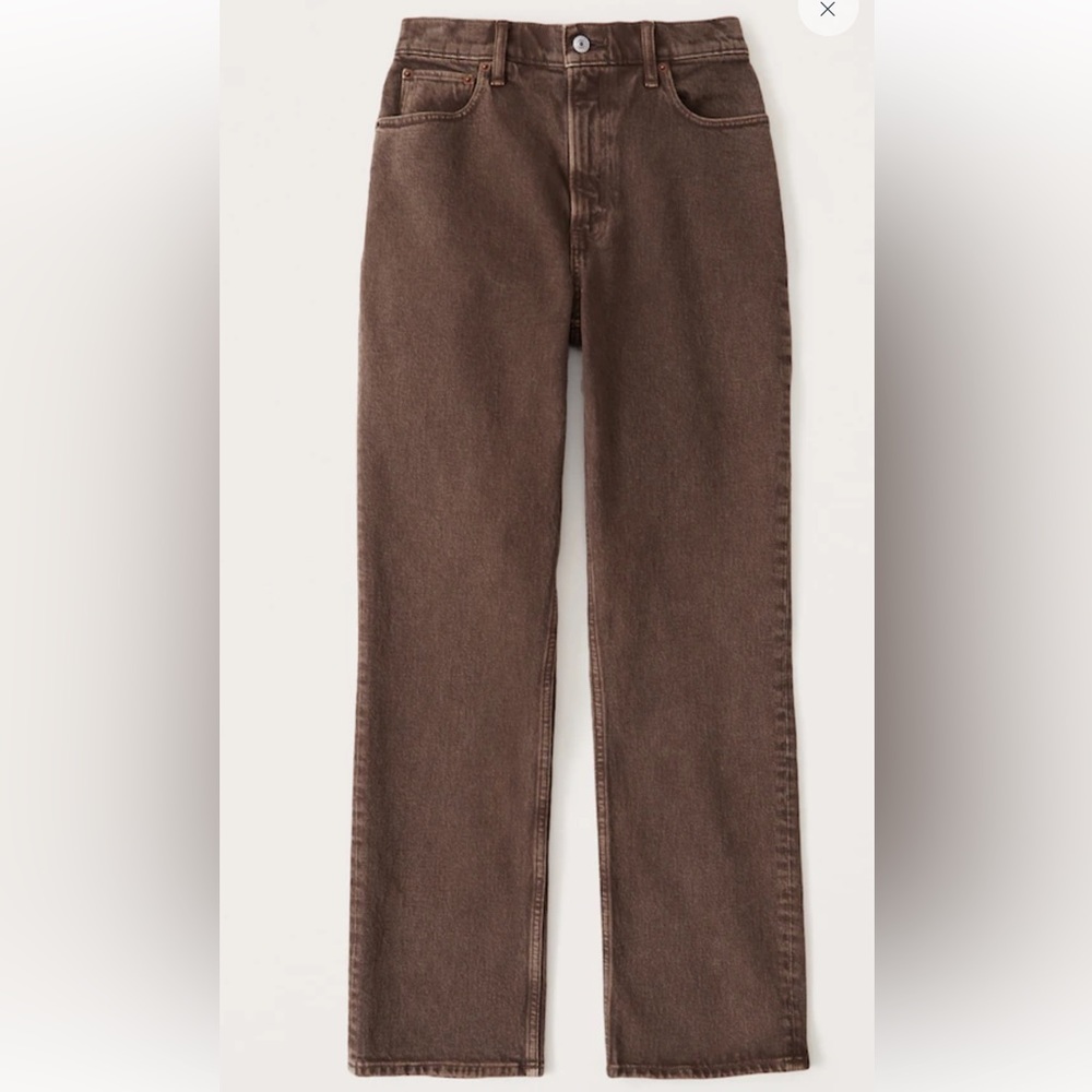 Abercrombie Ultra High Rise 90’s Straight Jean.